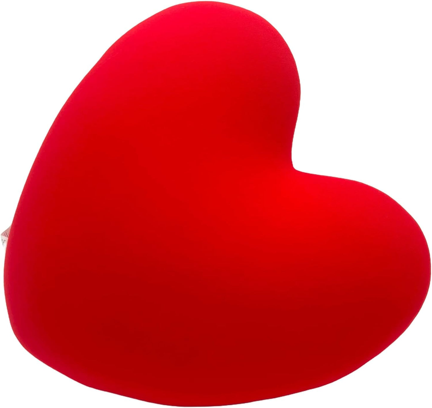 Heart Shaped Microbead Decorative Throw Pillow Super Soft Cover and Delightfully Squishy 14" X 13"