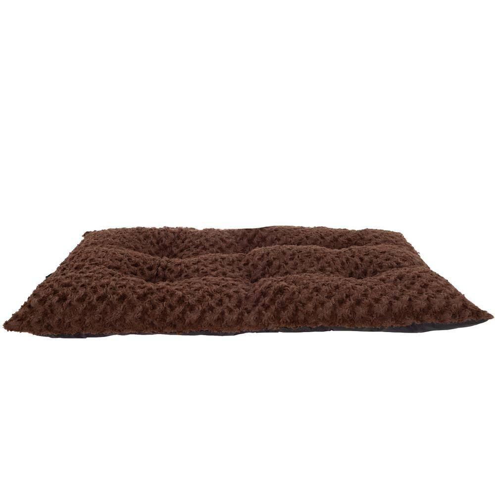 Lavish Cushion Xx-Large Chocolate Pillow Furry Pet Bed