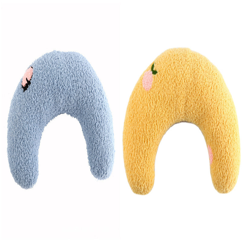 Little Pillow for Cats Fashion Neck Protector Deep Sleep Puppy U-Shaped Pillow Pets Pillow Kitten Headrest Dog Sleeping Pillow Pet Products