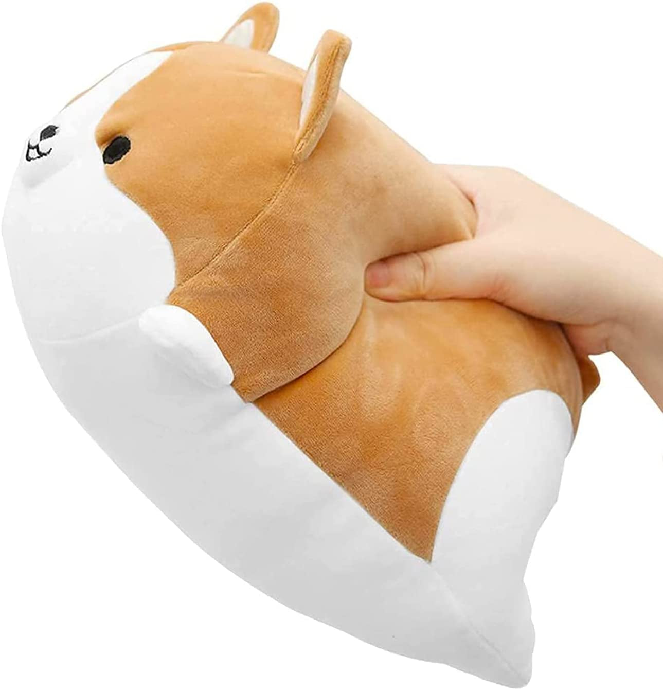 13.7”/35Cm Corgi Plush Cute Pillow Dog Plush Kawaii Plush Cute Stuffed Animal Plush Pillows Corgi Stuffed Animal Plush Dog,Stuffed Animals for Girls Easter,Brown